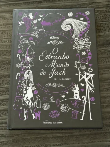 Livro O Estranho Mundo De Jack de Tim Burton Capa Dura Ilustrado