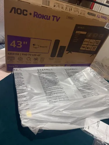 SMART TV 43 AOC ROKU LACRADA LANÇAMENTO
