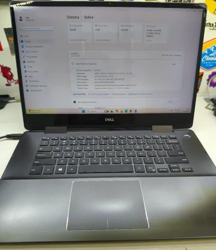 Notebook Dell Inspiron 7586 i7-8gen com placa de vídeo