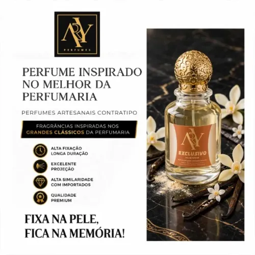 Perfume Exclusivo, inspirado em grandes grifes