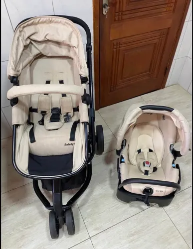 Carrinho e bebê conforto Safety