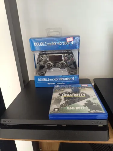 Ps4 slim 1tb combo completo jogos + controle