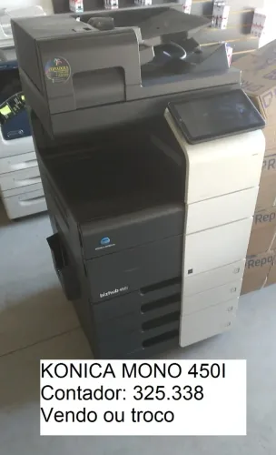 Konica Minolta 450i MONOcromática impressora multifuncional grafica