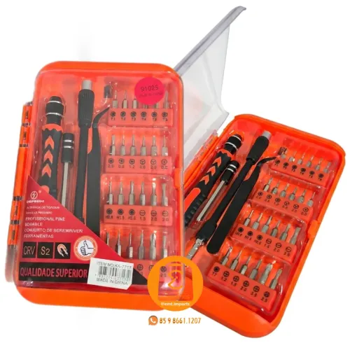 Kit 28x1 Ferramentas de Precisão Chave Fenda, Com Imã para Consertos