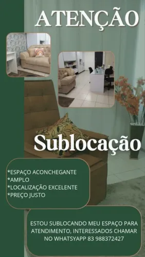 Subloco consultório ( turnos) 