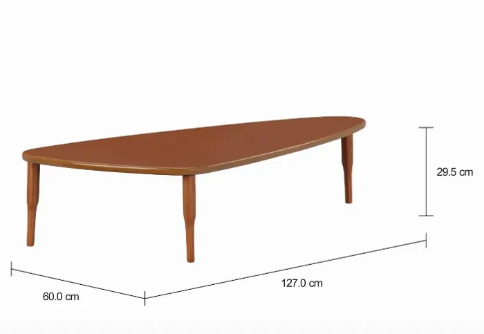 MESA DE CENTRO 1,27 M X 60 CM CHER