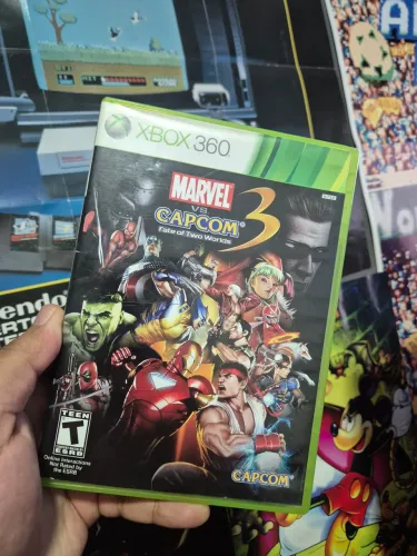Marvel vs capcom 3 xbox 360 completo 