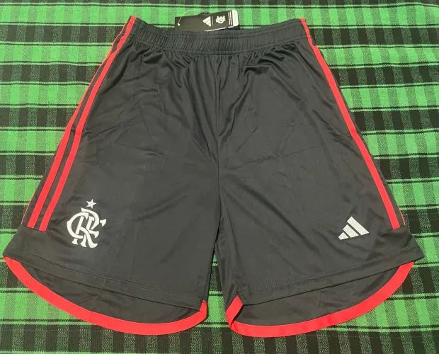 Short jogo 3 Flamengo cinza 24/25