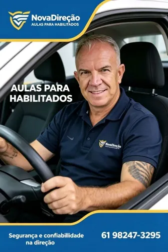 DIRIJA COM SEGURANÇA E CONFIANÇA, AULAS PARA HABILITADOS. 
