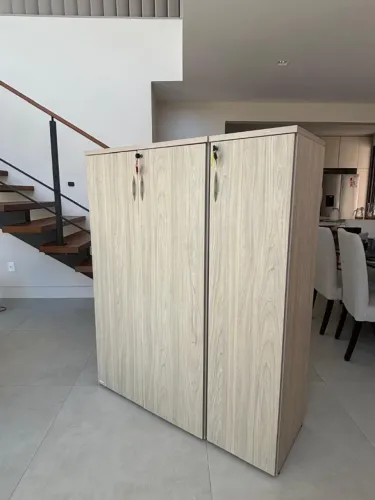 armario para escritorio em mdf hannover - conjunto