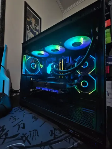Combo placa de video RTX + Water Cooler com Tela + Fonte 650w plus gold