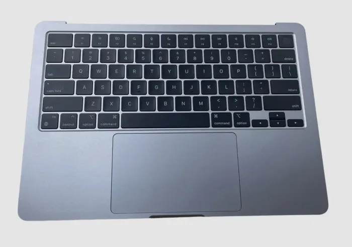 Top case carcaça MacBook Air 13 pol. A2681 M2 original.