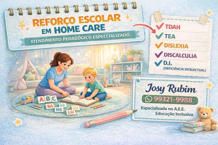 Professora de reforço escolar