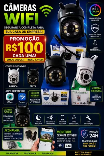 Câmera wi-fi 