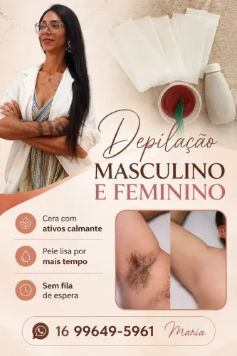 Depilação com cera calmante 