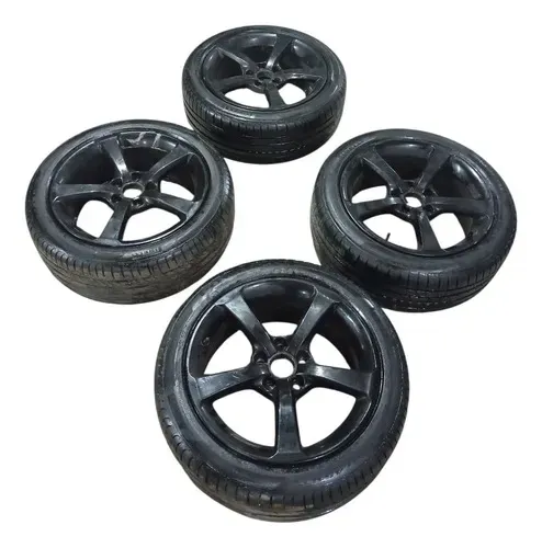 Jogo Rodas Pneu Zero Audi A3 A4 225/45 R17 Preto