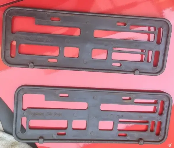 Molduras de placa para carros Suporte placa carro plástico