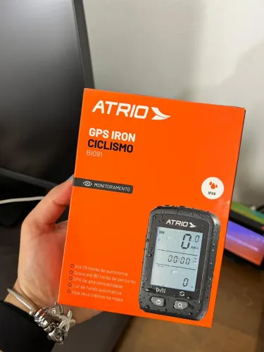 Ciclocomputador com GPS - 2 meses de uso + conexão com Strava