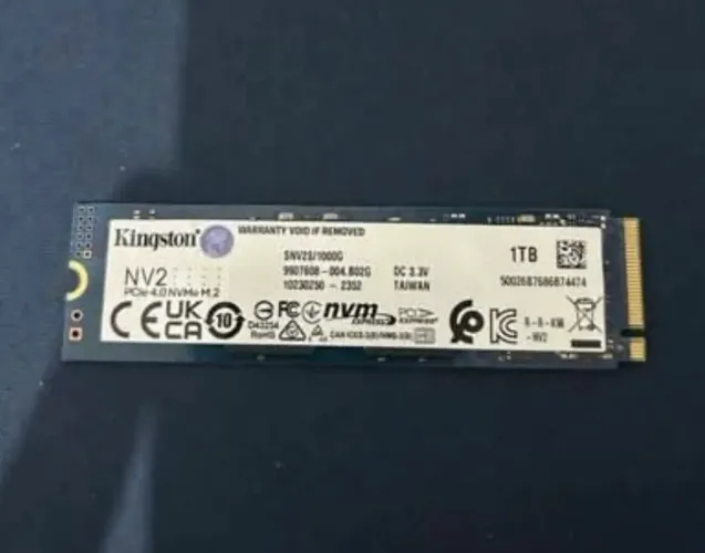 VENDO SSD NVME KINGSTON 1TB!