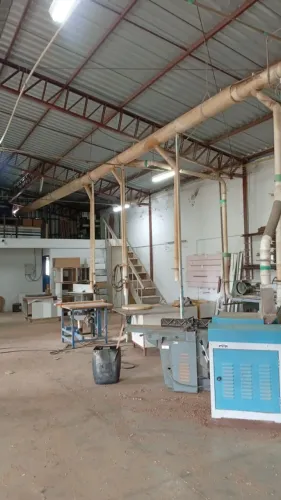 Sistema de coleta de pó com motor 7,5 Hp trifásico, partida estrela.