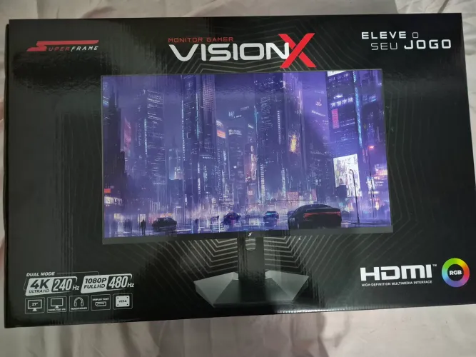 Monitor SuperFrame VisionX 27" FHD 480hz / 4K 240hz