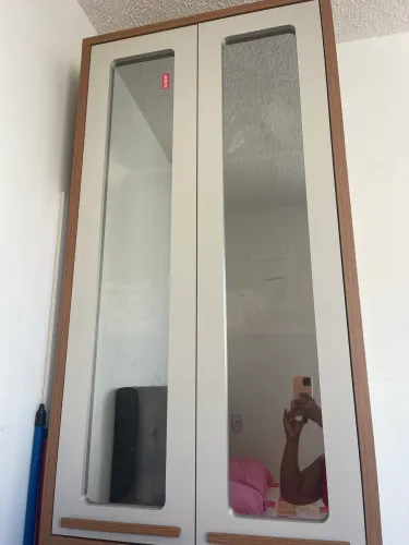 Armário 100% Mdf porta de vidro 