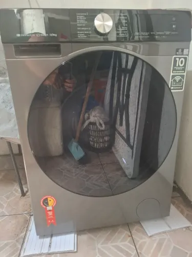 Maquina de lavar Hisense lava e seca