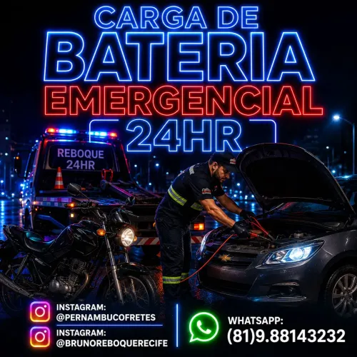 CARGA DE BATERIA/CHUPETA EMERGENCIAL 24HR