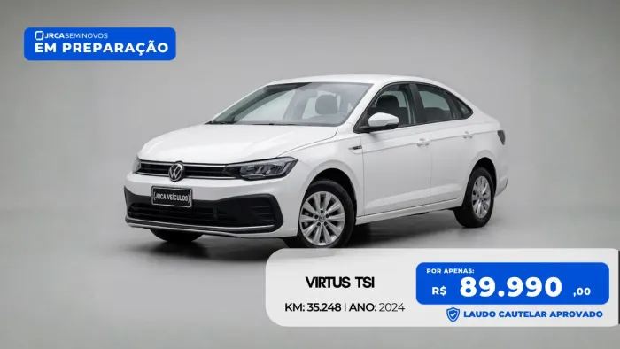 Volkswagen Virtus TSI 1.0 Flex 12V 4P Mec. 2024