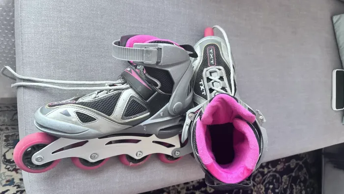 Patins Roller Traxart Manhattan cinza número 39