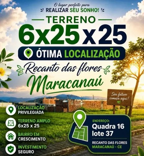 LOTE RECANTO DAS FLORES EM MARACANAU