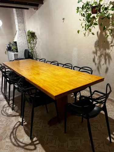 Mesa de madeira 3 metros 