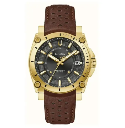Relógio Bulova Precisionist 97b216 dourado 40mm
