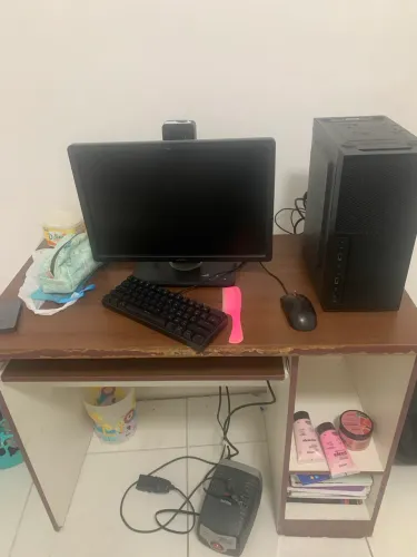 Computador  completo com teclado mouse monitor estabilizador 