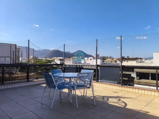 Cobertura à venda, 4 quartos (3 suítes), 350m², Aceita Permuta, Mobiliada, Recreio dos Ban