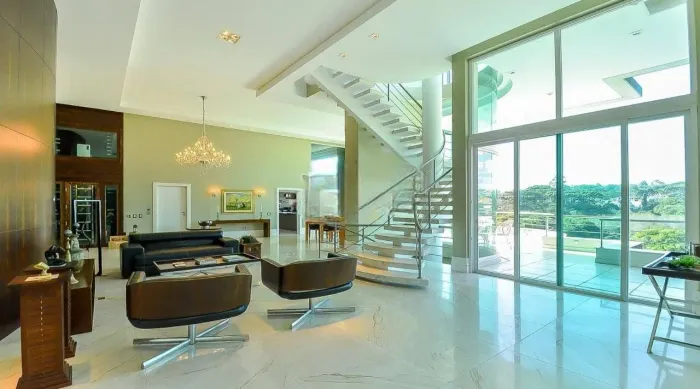 São João, Parque Tingui, Mansão 1.420m², Vista Lago, Elevador, Cond. Arthur Nisio, 4 Suíte