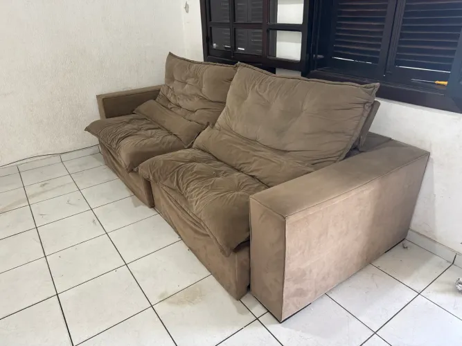 Sofá retrátil 4 lugares