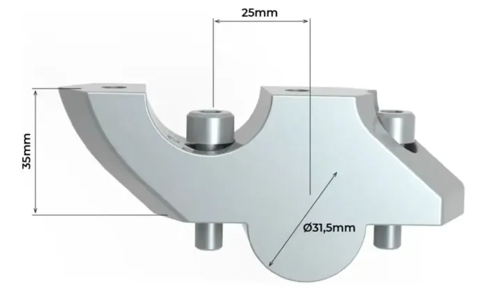 Alongador de guidão Riser para BMW 1300