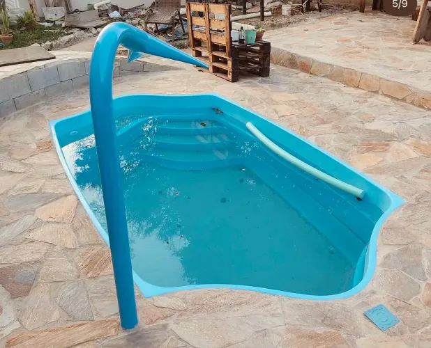 PROMOÇÃO PISCINA DE FIBRA DE 3.80x2x1.DIRETO DA FÁBRICA. Pague na entrega!