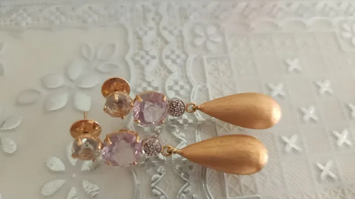 Par de Brincos Ouro 18K