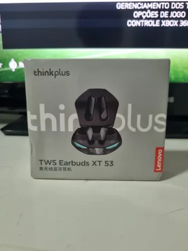 Fone De Ouvido Lenovo xt53 na cor branca
