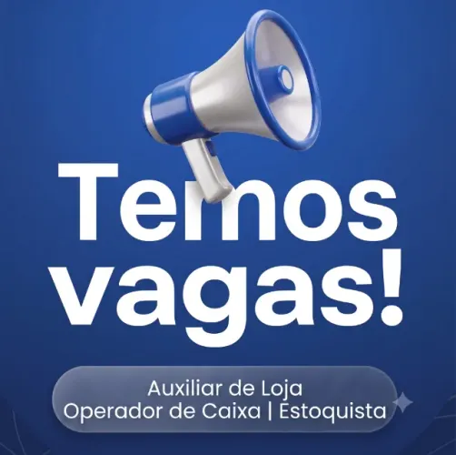 VAGA DE EMPREGO/INÍCIO IMEDIATO