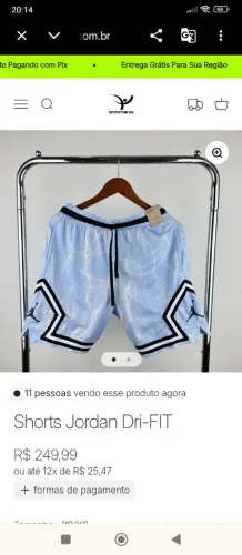 Calsao Jordan raio azul tamanho G troca ou venda leia thailad entiquetado