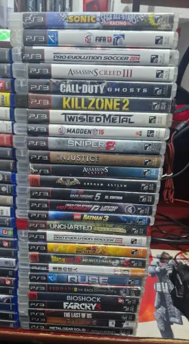 Lote de Jogos Playstation 3 Midias Físicas Originais