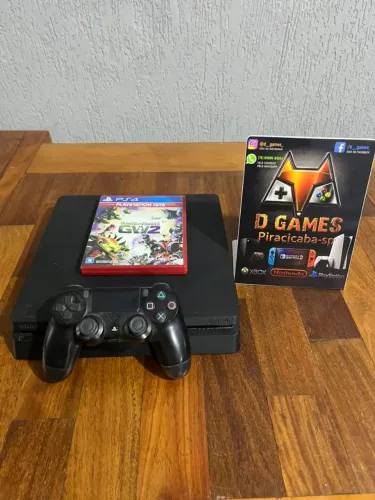 PS4 Slim 1T Semi Novo.
