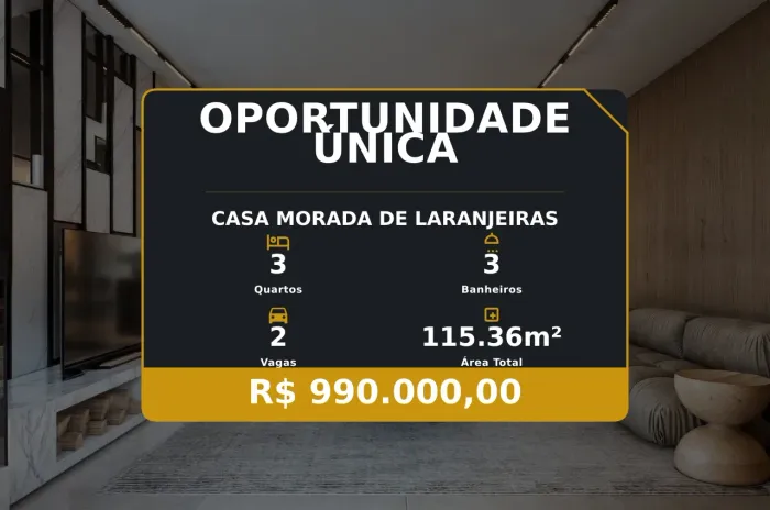 Casa dos Seus Sonhos em Morada de Laranjeiras Agende Sua Visita!