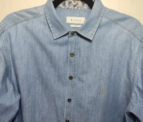 Camisa Dudalina Jeans slim fit nova original tamanho 3 (40 ou M)