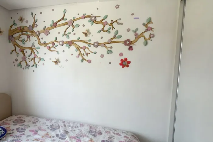 Galhos decoração quarto