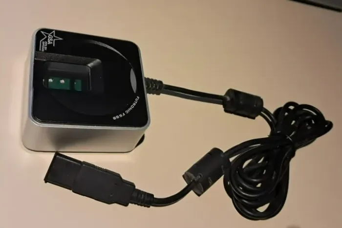 Leitor Biométrico Futronic FS88 Usado - Com Detecção de Dedo Vivo (LFD)