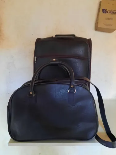 Mala de bordo com rodinhas + Bolsa De Mão 